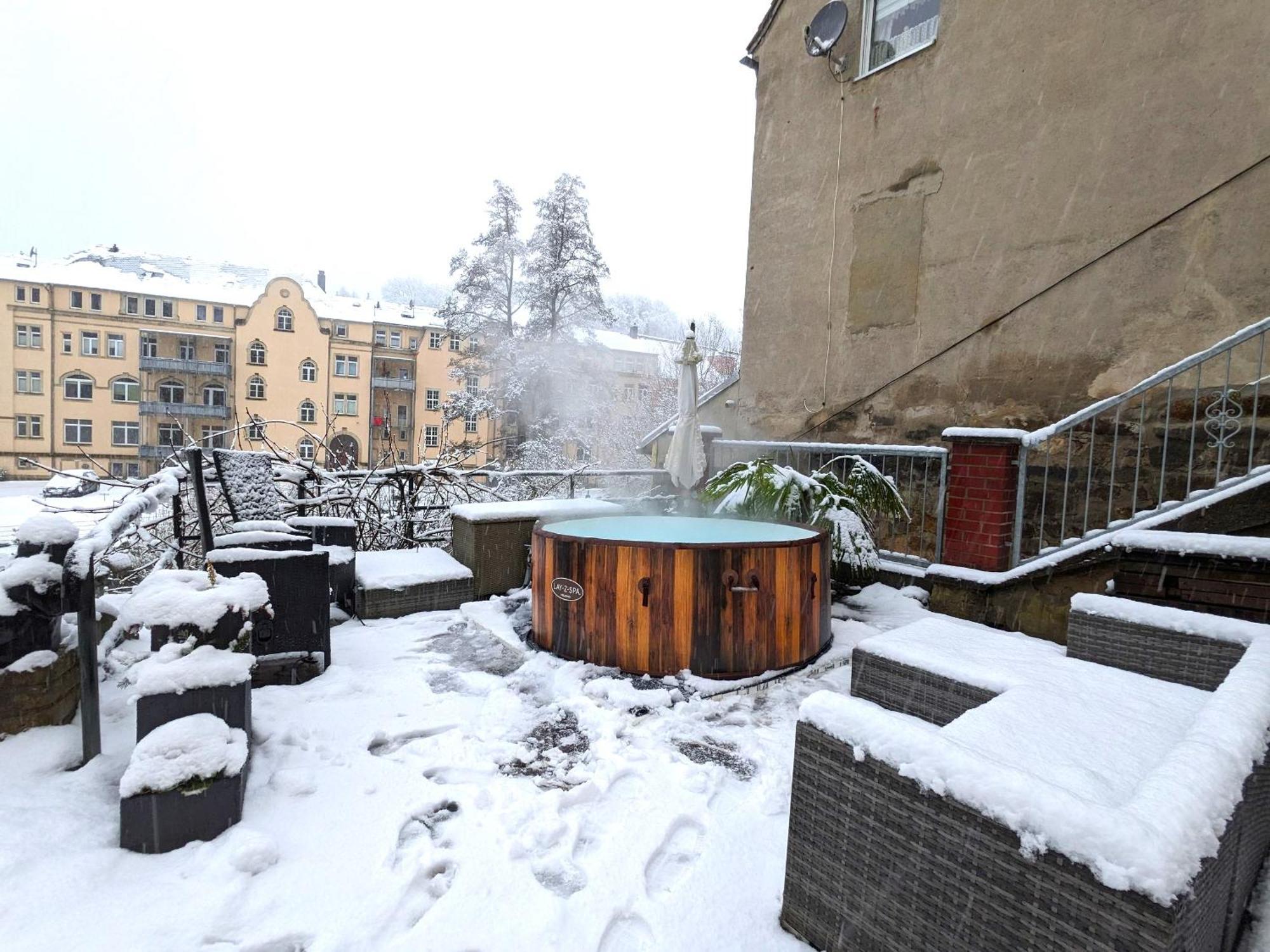 F1 - Urlaubsmagie - Helle Wohnung Mit Sauna & Pool & Whirlpool Sebnitz Εξωτερικό φωτογραφία