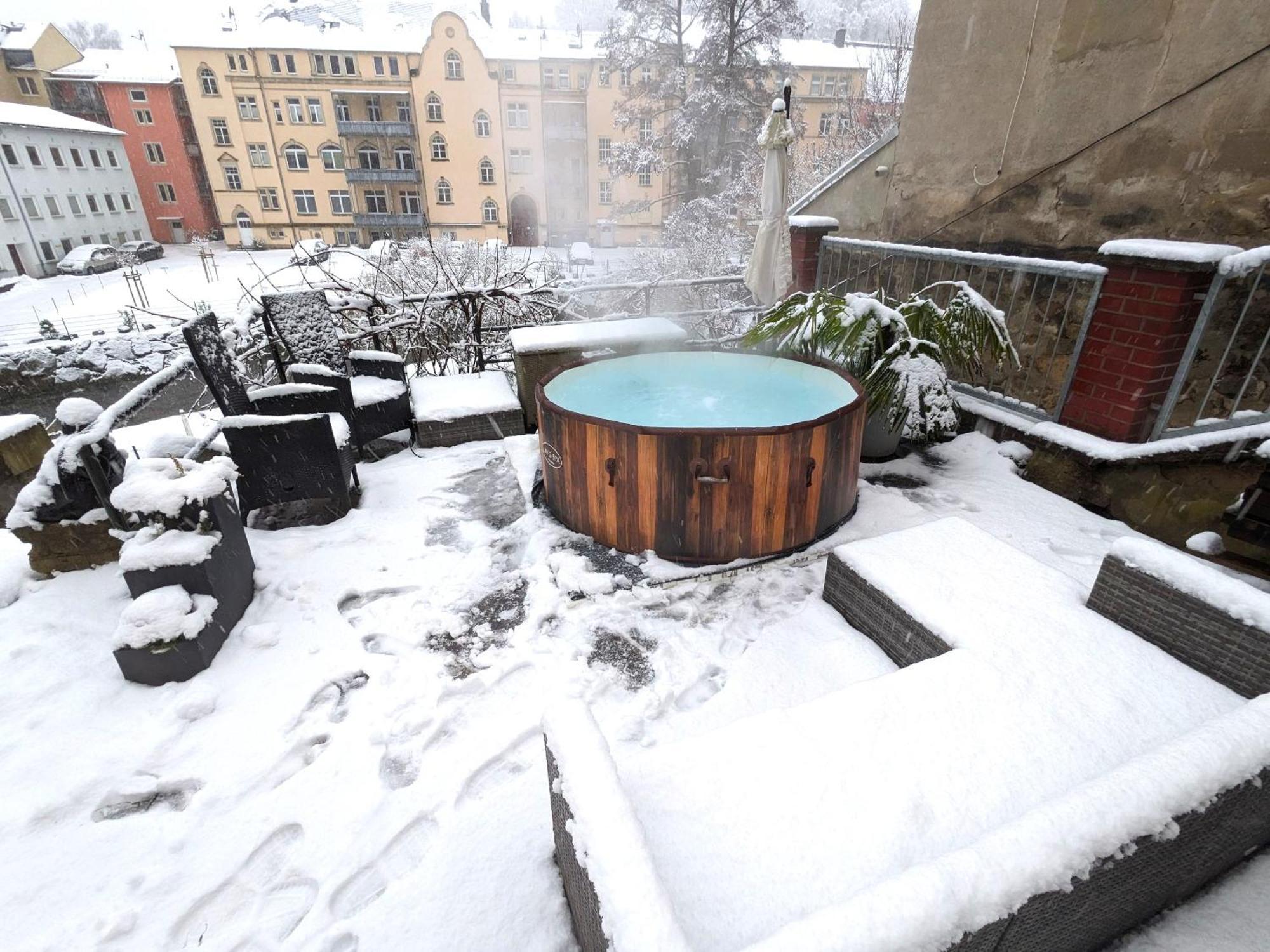 F1 - Urlaubsmagie - Helle Wohnung Mit Sauna & Pool & Whirlpool Sebnitz Εξωτερικό φωτογραφία